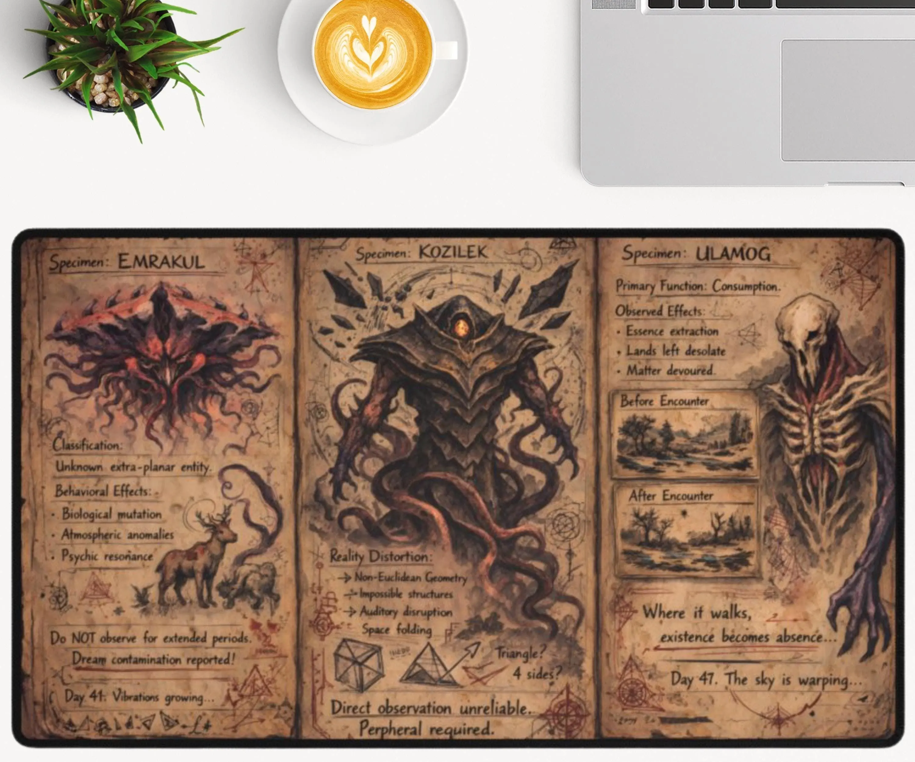 Eldrazi Titans Magic the Gathering Playmat | MTG Gaming Deskmat – Office Accessories, Gaming Room Essential, Desk Decorations, Work Supllies, Gift for Her/Him – FASTSHIPPING
