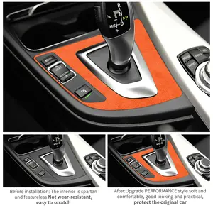 For BMW 3 Series Sticker] Interior Decoration for The for BMW 3 Series, a Protective Sticker for The Gear Shift Control Panel, Suitable for BMW 3 Series F30 F34 (2013-2018) F36 (2014-2019). It Enhances Aesthetics, Is Scratch-Resistant