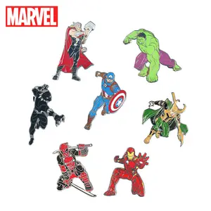 Avengers Series Durable Metal Pins, 1 Piece Movie Character Design Personality Decorative Badges, Creative Decorative Accessories for Coat Bag