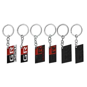 2024 New Man Women GR Sport Key Chain Ring Luxury Metal Car Keychain GR Sport Keychain Keyring Accessories