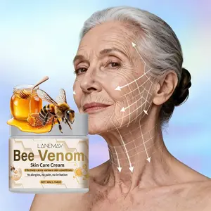 Lanemay Bee Venom Peptide Firming Face Neck Stick, Moisturizing Hydrating Lifting Tightening, Reduces Neck Wrinkles, Facial Fine Lines