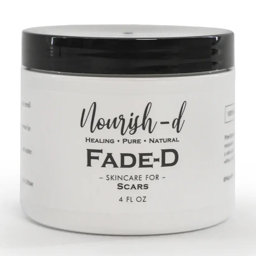Nourish-D Tallow FADE-D Scar Treatment | 100% Natural | Anti-Scar & Stretch Mark Remedy | Tallow Balm | Rich in Vitamin A for Skin Repair & Collagen Production | USA-Made