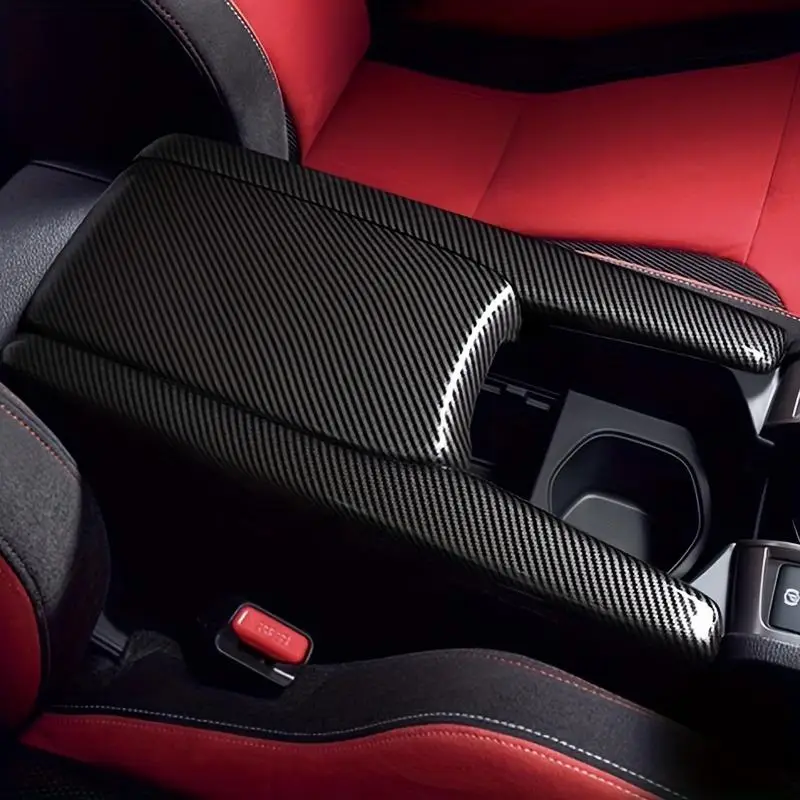 Car Center Console Box Cover, 3 Counts Car Interior Accessories for Honda 2016-2021, Center Armrest Box Cover Trim Cover Interior Car Decoration Suppl