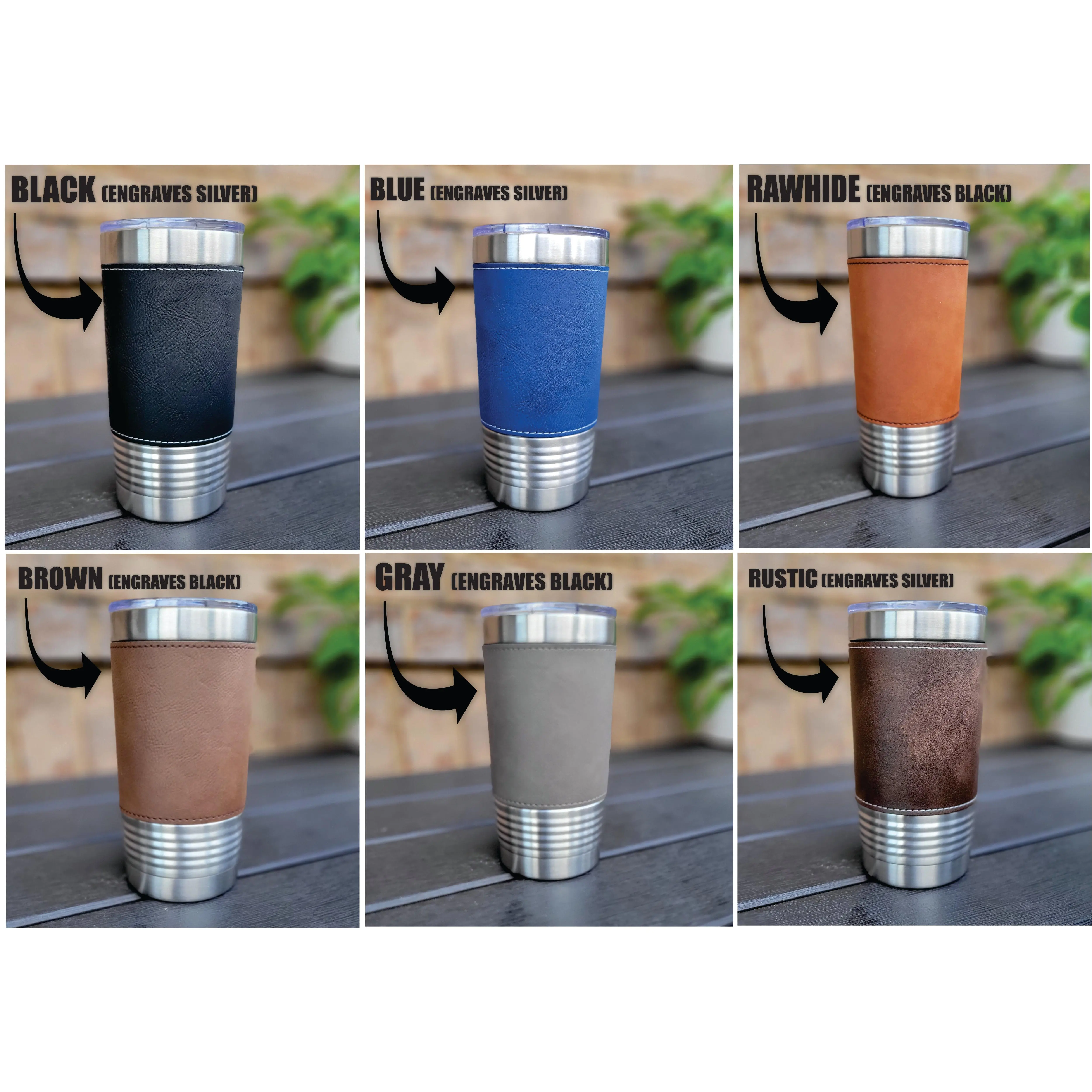 Father of the Bride - Leatherette Tumbler - Customized Engraved Insulated Wedding Tumbler, Engraved 20oz Insulated Tumbler