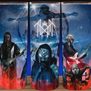 Glow in the Dark Sleep Token - Vessel - II - III - IV Rock Band Cup Mug Tumbler 20oz Drinkware Stainless Steel Insulated  Reusable Portable Flasks Plastic