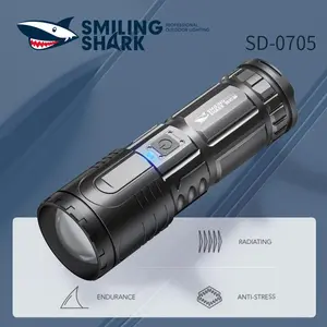 【SD-0705】SmilingShark In the dark, SmilingShark's flashlight is your best friend!