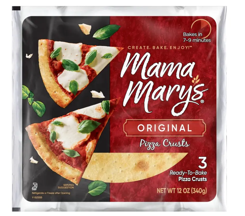 Mama Mary's 7" Pizza Crust, Traditional, 12 Ounce
