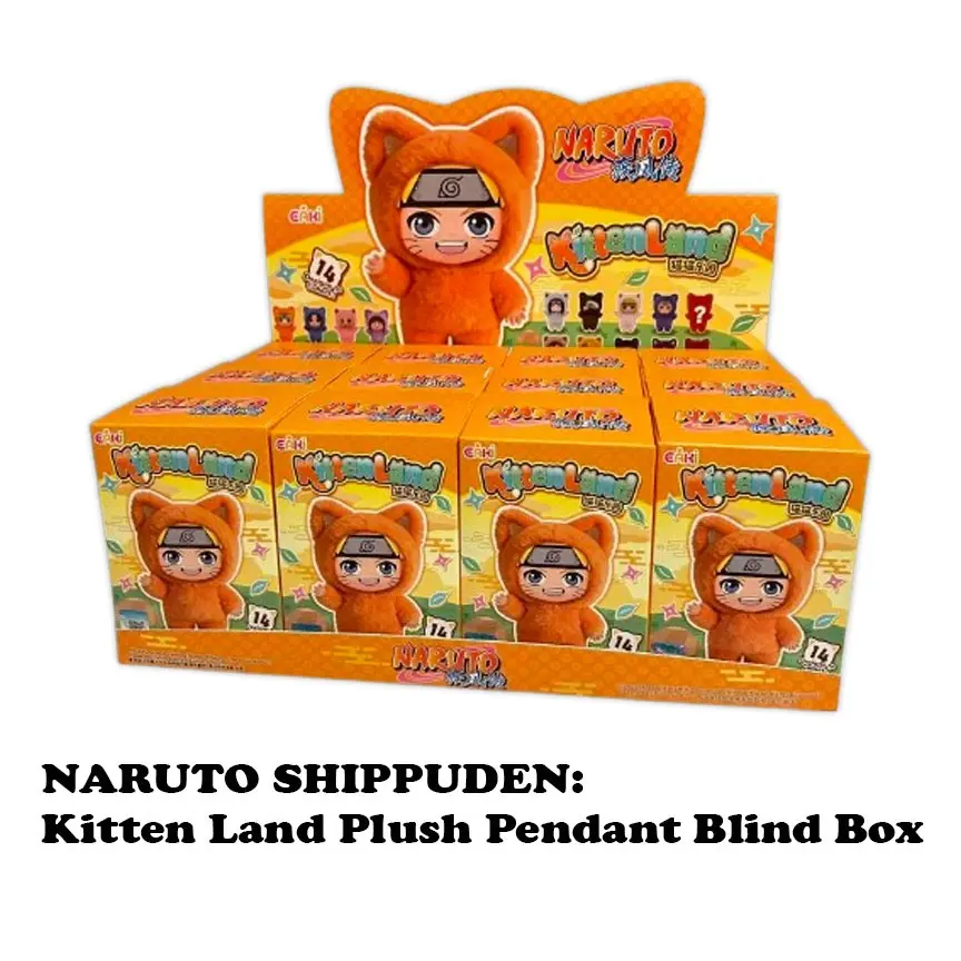 EAKI NARUTO SHIPPUDEN - Kitten Land Plush Pendant Blind box