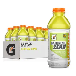 Gatorlyte Zero Sugar Electrolyte Lemon Lime 20oz 12pk5 Electrolytes Zero Sugar 15 Calories No Artificial Flavors Sweeteners Hydration Drink