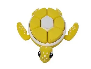 3D Printed Turtle Fidget Toy with Durable Mechanical Switches for Stress Relief and Focus