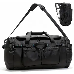 Large Travel Duffle Backpack for Men Women with Straps, 45L/60L/90L  Gym Duffel Bag with Shoes Compartment for Hiking, Camping, Gym, Overnight (60L)