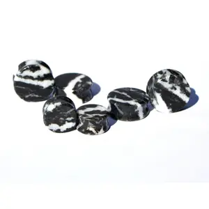 Zebra Jasper Double Flare Plugs Pair 4mm-25mm (Half Sizes Available!)