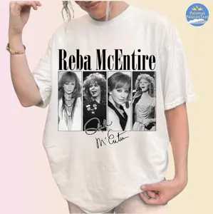 Retro Reba McEntire T Shirt Classic Country Merch for Fans