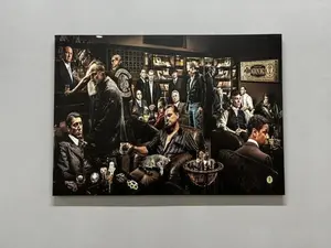 (No Frame) Gangster Legends Wall Poster  Mafia Movie Character Print Poster