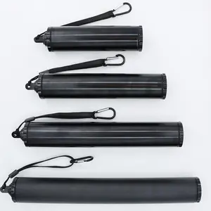 Durable Aluminum Alloy Storage Tube, Versatile and Multifunctional Design, Sealed Tube for Outdoor Fishing, Hiking, Camping, Camping Supplies