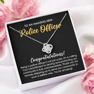 New Police Officer Necklace, Police Academy Graduation, Gift for Police Women, Daughter, Wife, New Cop Gift, Congratulations Police Officer