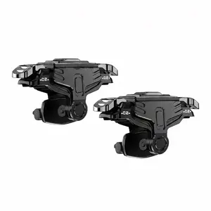 2-Pack Black Shaft Mechanical Gaming Accessory, 22 Shots Per Second, Sensitive Touch Buttons, Console & Mobile Gaming Device Pair for XX421300
