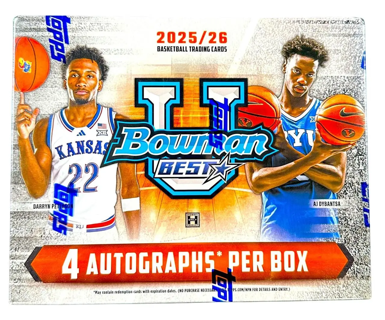 2025-26 Bowman University Best Basketball Sealed Hobby Box