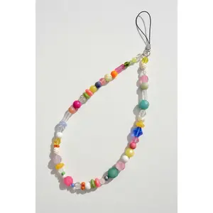 Celeste Handmade Multicolor Beaded Phone Charm