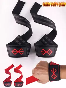 Comfortable Durable Sports Wristband, Perfect for Gym Workouts and Fitness Training, High-Quality Material Provides Better Support,Gym Lifting Straps for Enhanced Body Building and Strength Training, Improve Grip and Maximize Gains, Workout Accessories