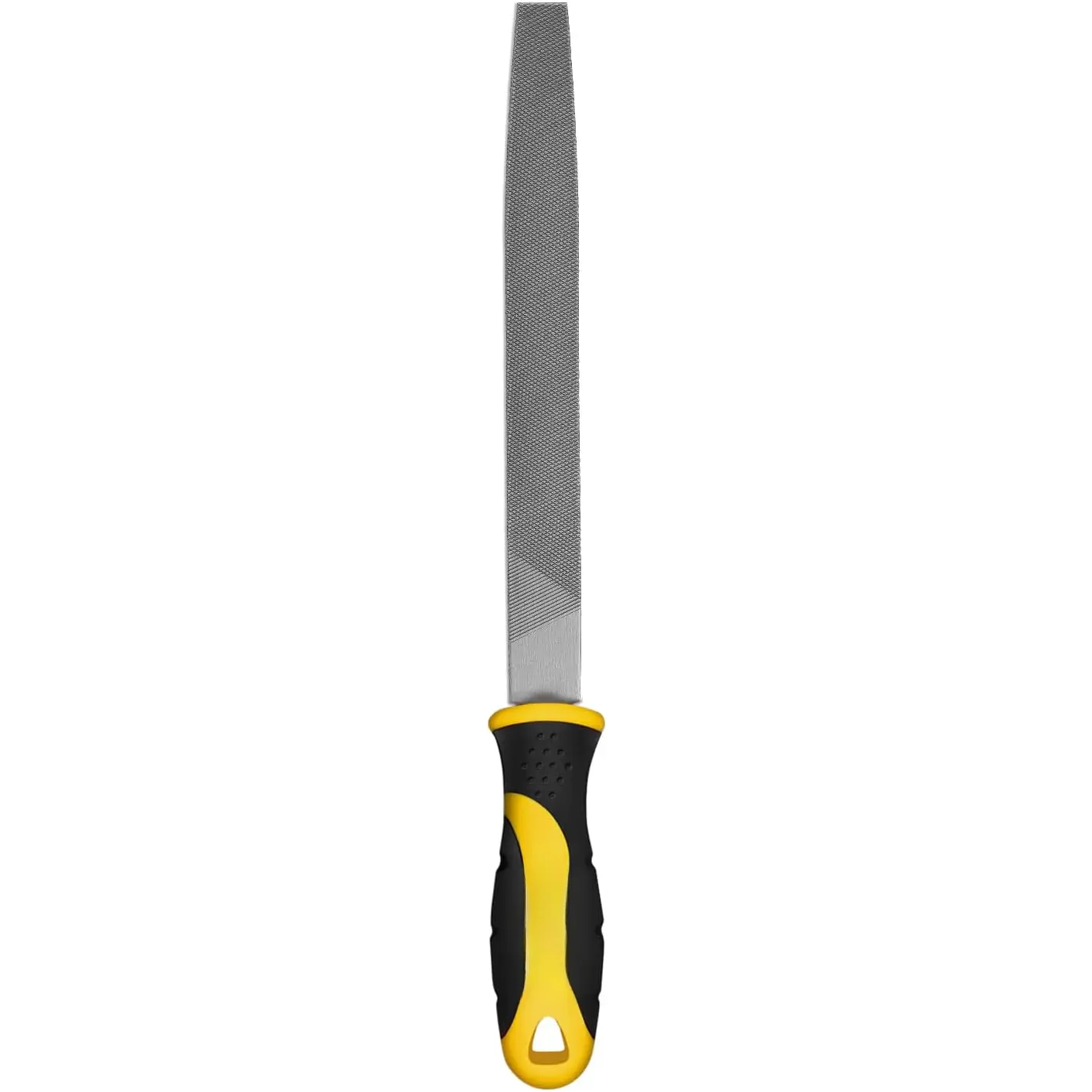 8-Inch Flat Metal File, Professional Carbon Steel Hand Tool, Hardware Tool Sharpener for Professionals, Hand Tools