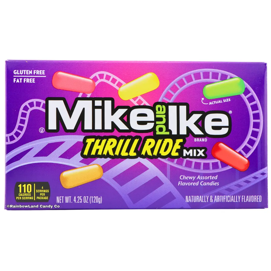 Mike and Ike Thrill Ride Mix Theater Box