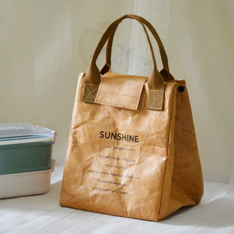 Retro Thermal Bento Bag