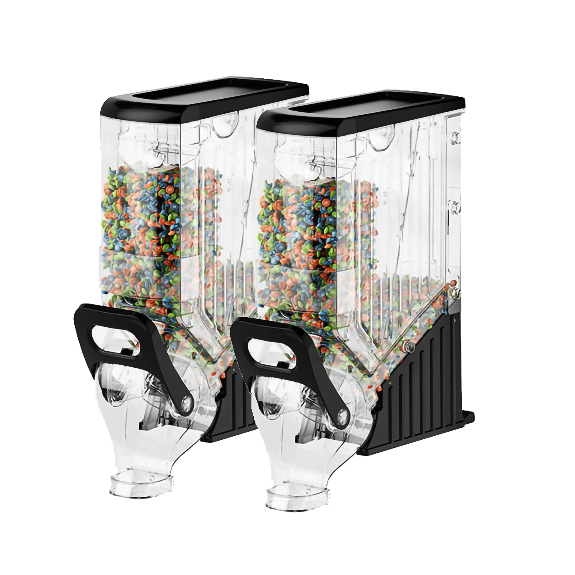 FixtureDisplays® 3.4 Gallon Gravity Bin Food Dispenser Cereal Dispenser Candy Dispenser 15772-2PK-NF