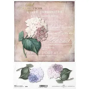 Hydrangea Jardin Rice Paper