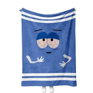 Cartoon Pattern Soft Blanket, 1/2 Counts Casual Soft Throw Blanket, Air-conditioned Room Blanket, Warm Nap Blanket for Home & Office, Bedroom Accessories, Funny Gift, Soft Cozy Blanket towelie  blanket