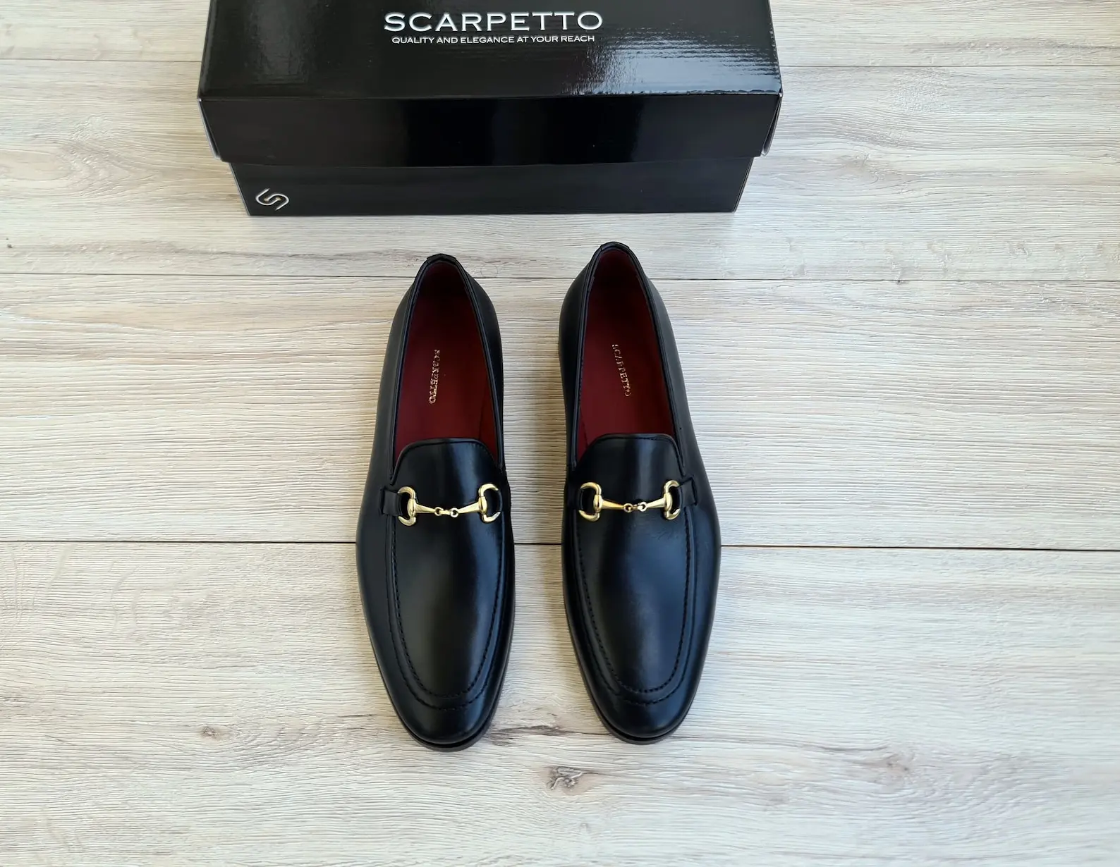 Handmade Leather Slip-On Loafers | Men's Dress Shoes