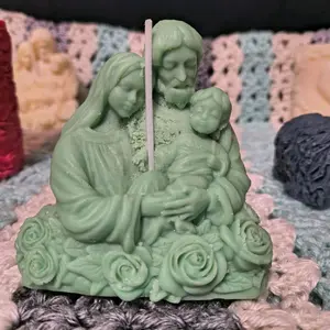Holy Family candles