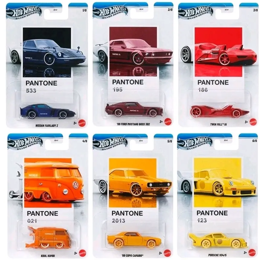 HOT WHEELS 2026 Silver Series Pantone Tuned Diecast Metal Model Car - Collector's Edition Custom Vehicle for Hobbyists, Ideal for Collectibles Displays, Car Tuned Diecast