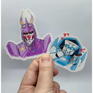 Tailgate and Cyclonus Cygate TF MTMTE Stickers Decor Decorative