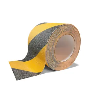 4 Inch x 35Ft Anti Slip Traction Tape  Yellow/Black Waterproof Non Skid Safety Tape for Stairs