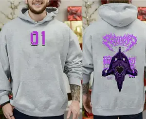 Evangelion Unit 01 Hoodie, Sweatshirt, Neon Genesis Evangelion Anime Streetwear