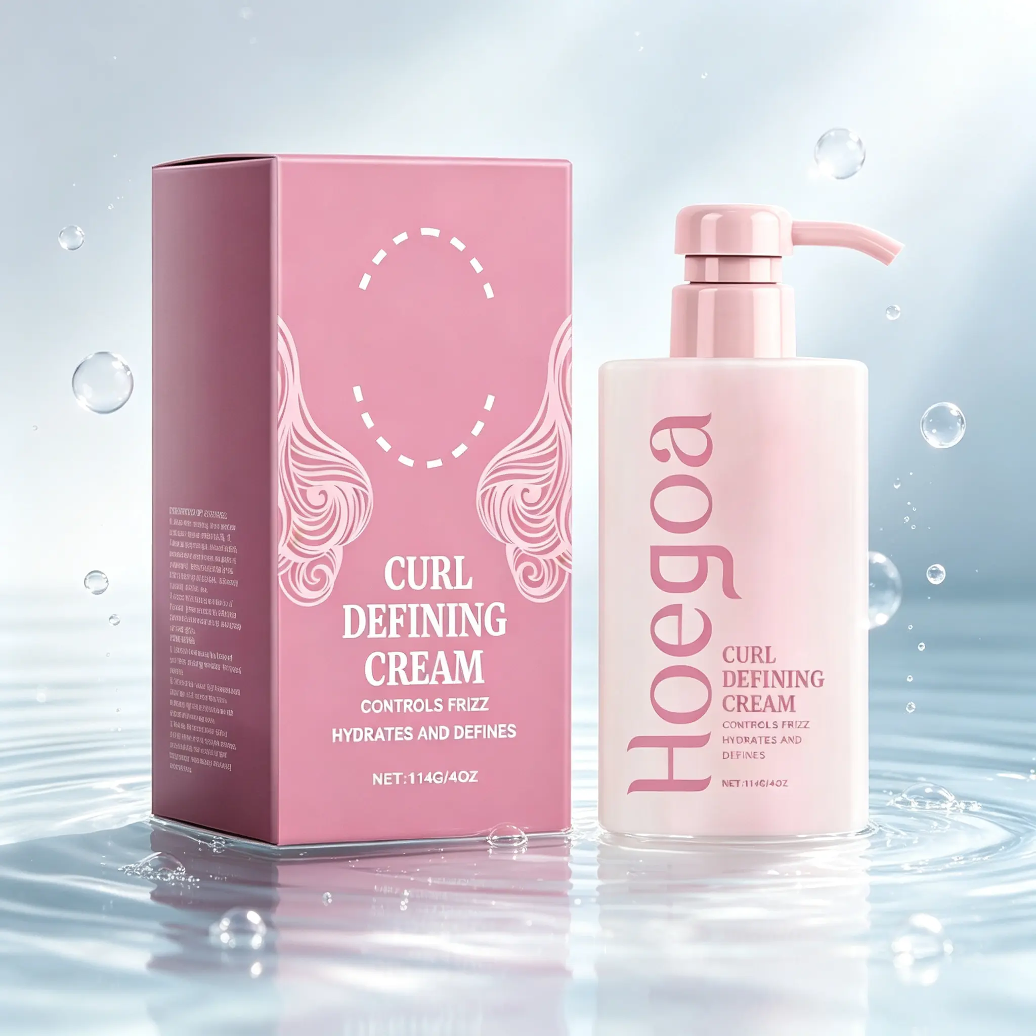 Curl Defining Cream 114g – Hydrates & Defines Curls, Frizz Control Styling Cream for Soft, Bouncy Curly Hair