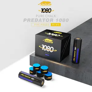Predator 1080 Pool Cue Chalk, High-Quality Billiards Accessories, Perfect for Precision Shots, Durable & Smooth Application