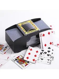 2 Deck Automatic Card Shuffler Poker Cards Shuffling Machine Casino Playing Game