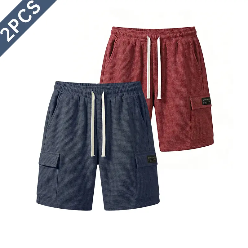 2PCS-Dark Blue + Red