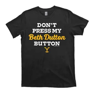 [SALE OFF 25%] Yellowstone Beth Dutton Button Short Sleeve T-Shirt Crewneck Classic