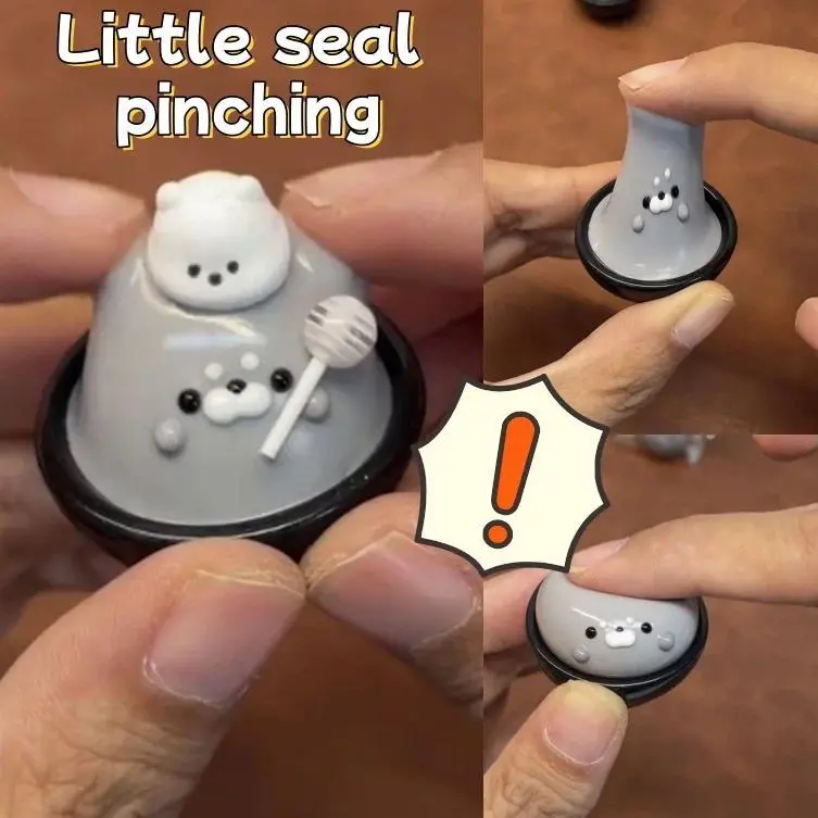 Seal Stress Relief Model Soft Elastic Sensory Rebound Rebound Fun Design Cute Seal Squishy Stress Relief Gift