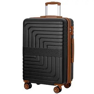 SUNSPIRE Checked Luggage 30 In Checked Large Hardside Suitcase Rolling Spinner Wheels TSA Lock YKK Zip Hardshell Lightweight Durable Travel