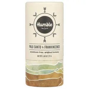 Humble Brands Aluminum-Free Deodorant, Palo Santo & Frankincense, 2.65 oz (75 g)
