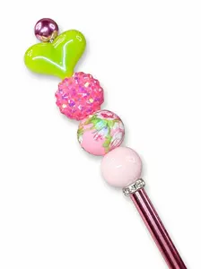 Crochet with Yvette Handmade Beaded Crochet Hooks | Signature Decorative Sparkle Hooks | Limited Designs