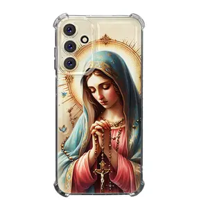 Virgin Mary Pattern Phone Case Anti-drop Cellphone Protective Case Soft Transparent Shockproof Mobile Phone Cover For SAMSUNG GALAXY A14 A15 A16 A25 A26 A34 A35 A36 A53 A54 A55 A56 4G 5G Gift Ideas