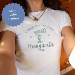 Margarita Veil Bachelorette Baby Tee Custom Margs And Matrimony Shirts Margarita Theme Bachelorette Party Tshirt Final Fiesta Tequila