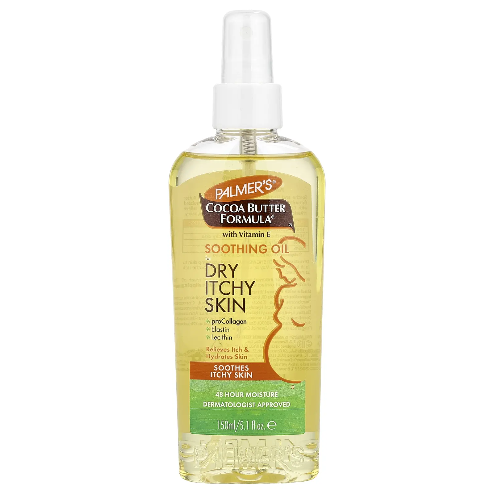 Palmer's Cocoa Butter Formula® with Vitamin E, Soothing Oil, Dry Itchy Skin, 5.1 fl oz (150 ml)