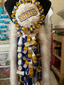 Medium Homecoming Mum and High School Garter 20-24"