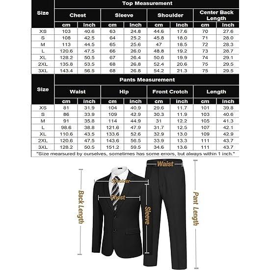COOFANDY Men's 2 Piece Suits Classic Fit 2 Button Dress Suits Tuxedo Jacket Blazer for Wedding Business Dinner Prom Formal Menswear Elegant